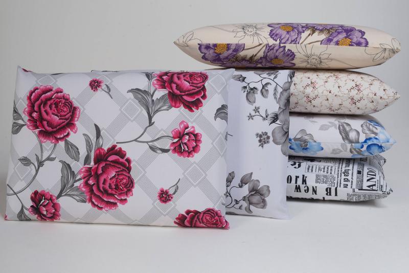 Kit 4 fronhas estampada 80% algodão para travesseiro branco com estampa - BruceBaby Bordados Imagem de Kit 4 fronhas estampada 80% algodão para travesseiro branco com estampa