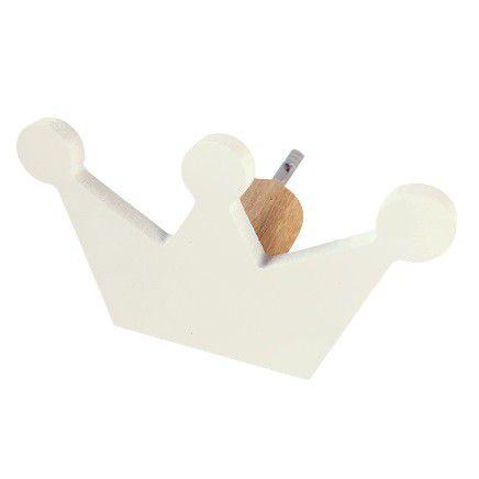 Kit 4 Ganchos de parede Mdf laminado Coroa - Souvenir Decor Imagem de Kit 4 Ganchos de parede Mdf laminado Coroa