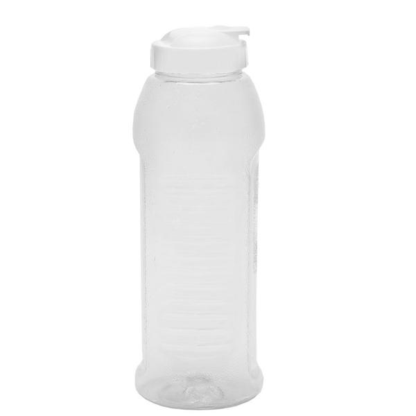 Imagem de Kit 4 Garrafa de Agua Para Geladeira 1,6 Litros Gelada 1600ml Cozinha Água 1,6l Transparente Máxima Plast