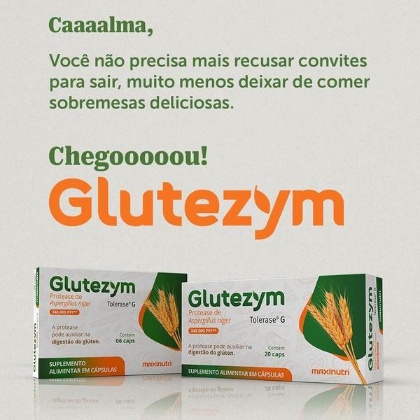 Imagem de Kit 4 Glutezym Auxilia Na Intolerância Ao Glúten 20 Cápsulas