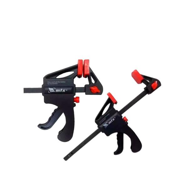 Imagem de Kit 4 Grampos Sargento Universal Aperto Rápido Profissional 150mm Mtx