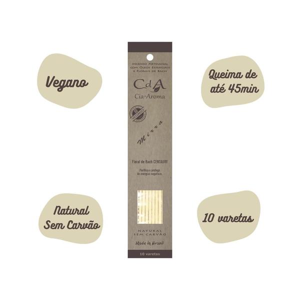 Imagem de Kit 4 Incensos 100% Natural Vegano Cia de Aroma - Palo Santo,Salvia Branca,Mirra, Jasmin