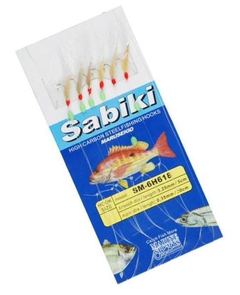 Imagem de Kit 4 Isca Sabiki Artificial Com 06 Anzois N 12 Artpesca