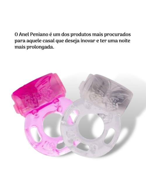 Imagem de Kit 4 Itens Sex Shop Lubrificante 7 Sensações Caneta Comestível Anel Peniano