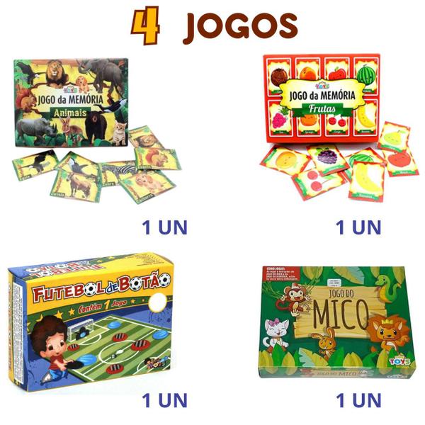 Imagem de Kit 4 Jogo Barato Presente Prenda Festa Junina Brincadeira de São João