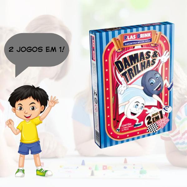 Imagem de Kit 4 Jogos Divertidos Educativos Clássico Didático Infantil