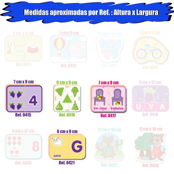 Kit 4 Jogos Educativos Alfabeto Cores Números Opostos - Nig Imagem de Kit 4 Jogos Educativos Alfabeto Cores Números Opostos - Nig