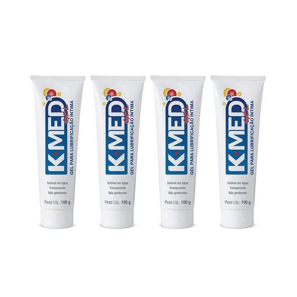 Imagem de Kit 4 K-Med Gel Lubrificante Íntimo 100G Original