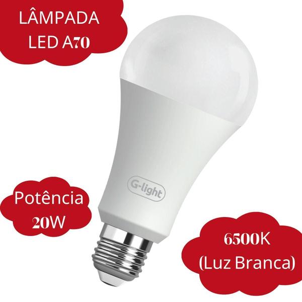 Imagem de Kit 4 Lampada Led 20W Branca 6500K 1800 Lumens Autovolt E27