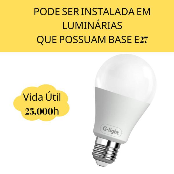 Imagem de Kit 4 Lampada Led Branca 6500K 15w 1311 Lumens Autovolt 100V/240V E27 Potente e Econômica A60 para Uso Residencial