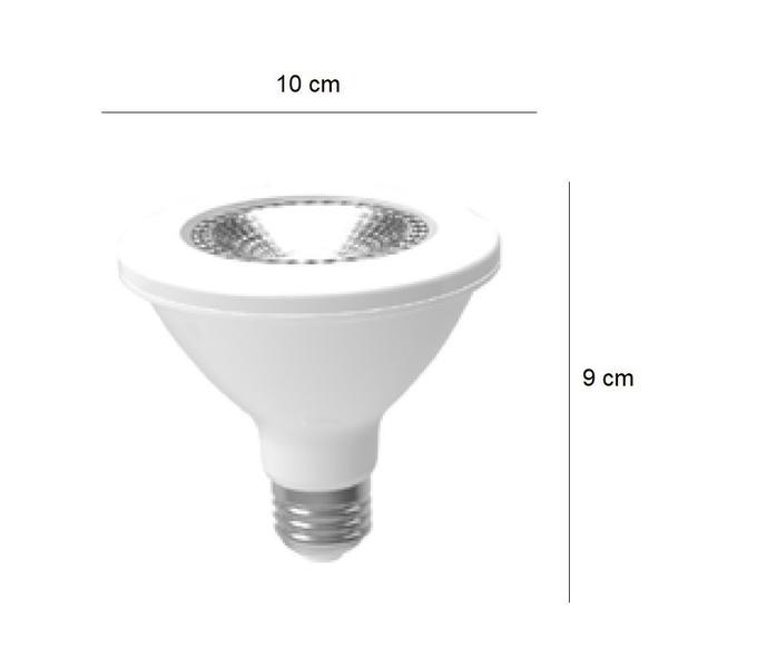 Imagem de Kit 4 Lâmpadas Superled Mbled 12w Par30 Branca Fria 6000k