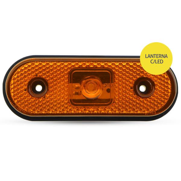 Imagem de Kit 4 Lanterna Lateral Delimitadora LED Sem Suporte Universal Caminhão Carreta Facchini Guerra Rodotecnica Randon