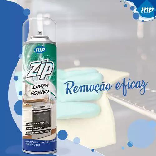 Imagem de Kit 4 limpa forno spray zip 300ml my place 