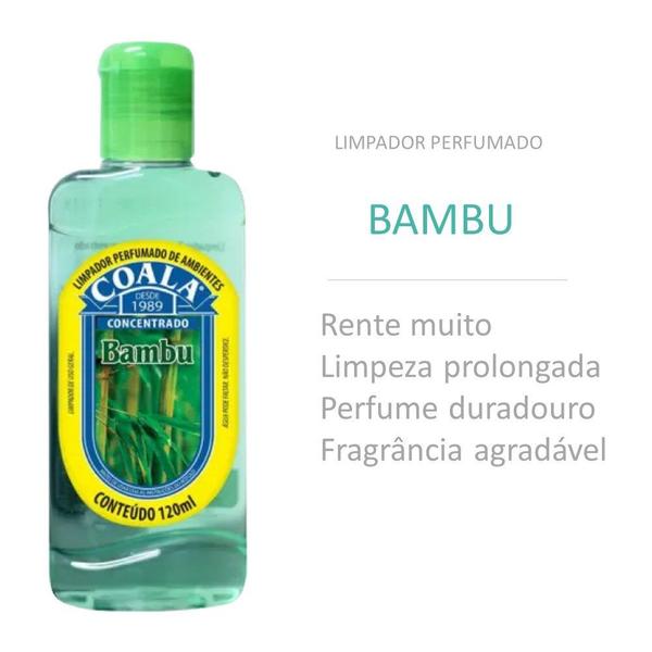 Imagem de Kit 4 Limpador Concentrado Perfumado de Ambientes Bambu Coala 120ml