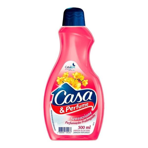 Kit 4 Limpador Perfumado Casa E Perfume Sensazione 500ml - Casa&Perfume Imagem de Kit 4 Limpador Perfumado Casa E Perfume Sensazione 500ml
