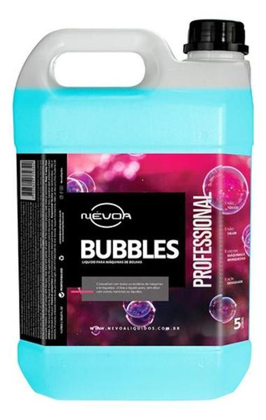 Imagem de Kit 4 Liquidos Para Bolhas De Sabão Bubbles 5 Litros Nevoa