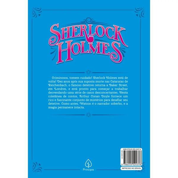 Imagem de Kit 4 Livros A volta de Sherlock Holmes + O cão dos Baskerville + O arquivo secreto de Sherlock Holmes + Memórias de