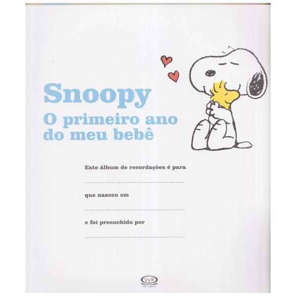 Imagem de Kit 4 Livros Turma do Snoopy Mensagens Natal Album do Bebê Diário