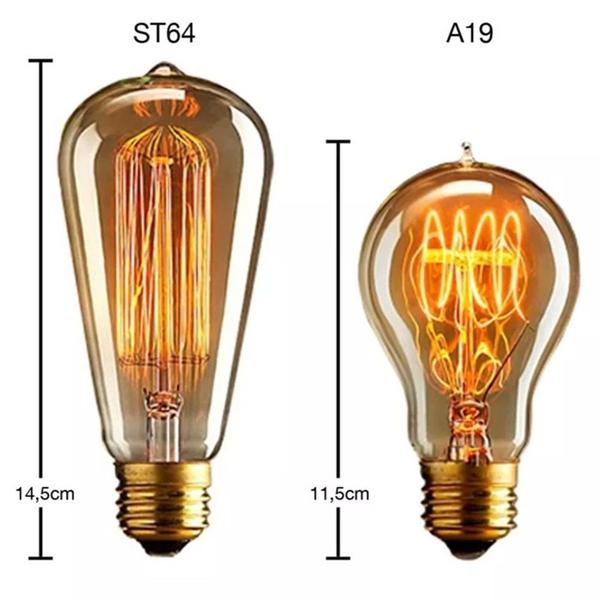 Imagem de Kit/4 Luminária Pendente Retro Md-4149 Suporte Para Lâmpada / Não Inclusa - Bivolt