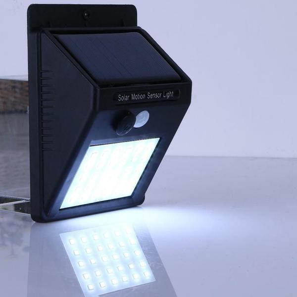 Kit 4 Luminária Solar 25 Leds Sensor de Presença movimento acendimento automático GT511 - Lorben Imagem de Kit 4 Luminária Solar 25 Leds Sensor de Presença movimento acendimento automático GT511 - Lorben