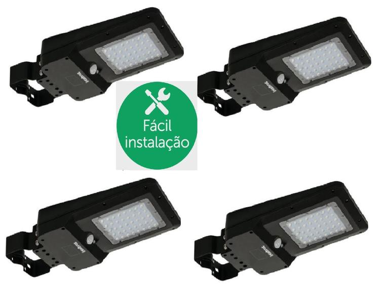 Imagem de Kit 4 Luminária Solar Integrada SLI 1600 Intelbras