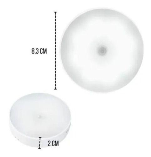 Imagem de KIT 4 Luminárias Lâmpada Led Recarregável Sensor De Presença