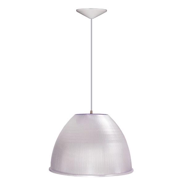 Kit 4 Luminárias Para Galpão Industrial 16 Pol 40cm Cristal Cabo 1,1M - MadeinSP Imagem de Kit 4 Luminárias Para Galpão Industrial 16 Pol 40cm Cristal Cabo 1,1M