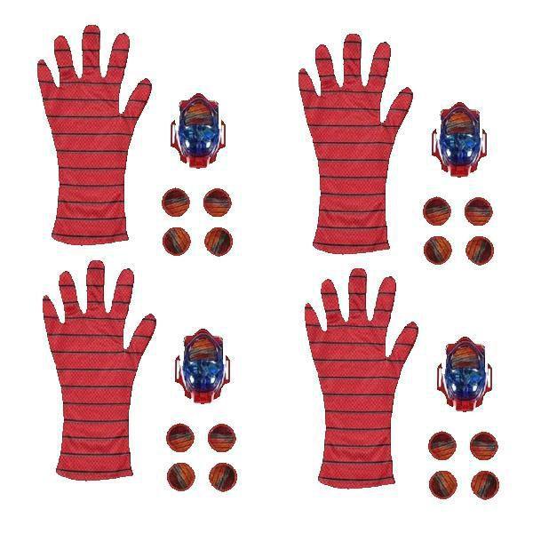 Kit 4 Luva Brinquedo Lança Disco Com Som E Luz Homem Aranha - Ytl Imagem de Kit 4 Luva Brinquedo Lança Disco Com Som E Luz Homem Aranha