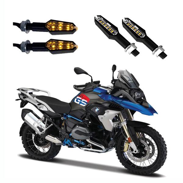 Imagem de KIT 4 Luz Seta Esportiva Pisca de Led Modelo P29 Para Moto R1200 GS RALLYE 2004 2005 2006 2007 2008 2009