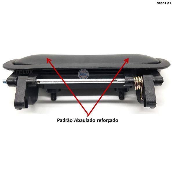 Imagem de Kit 4 Maçanetas Externa Corsa Wagon 1997-2001 reforçada