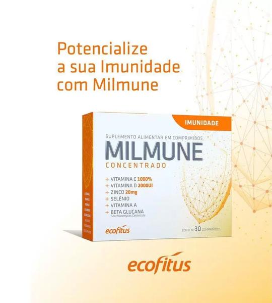 Imagem de Kit 4 Milmune Imunidade Concentrado 30Cap - Ecofitus