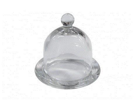 Kit 4 Mini Cúpula de Vidro Decorção P/doces Lembranças - LI Imagem de Kit 4 Mini Cúpula de Vidro Decorção P/doces Lembranças