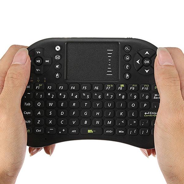 Imagem de Kit 4 Mini Teclado Sem Fio Smart Tv Video Game Touch