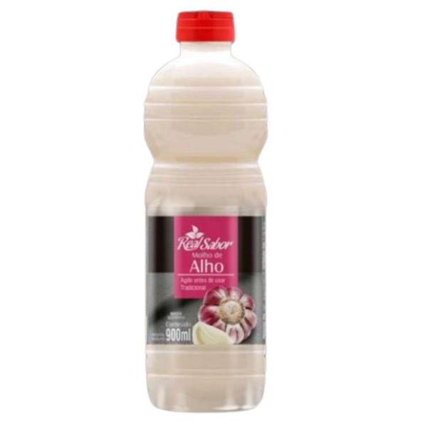 Imagem de Kit 4 Molhos Real Sabor 900ml Pimenta Alho Salada Shoyu Ltt Alimentos