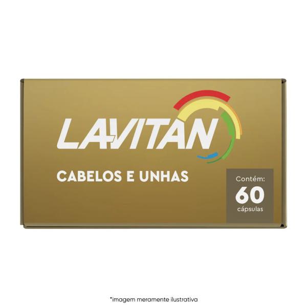 Imagem de Kit 4 Multivitamínico Lavitan Cabelos e Unhas 60Cáps  Cimed