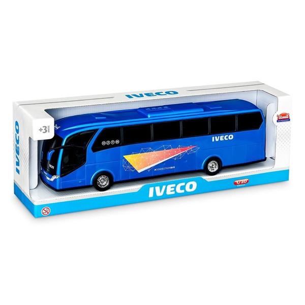 Imagem de Kit 4 Onibus Brinquedo Miniatura Iveco Brinquedo Para Criança Cor: aleatório