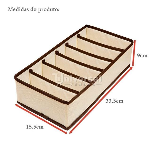 Imagem de Kit 4 Organizador De Sutiã Com 6 Colméias