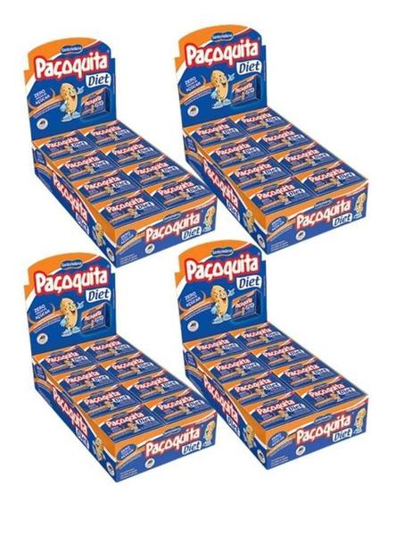 Kit 4 Paçoquita Diet Santa Helena 24 X 22G Imagem de Kit 4 Paçoquita Diet Santa Helena 24 X 22G