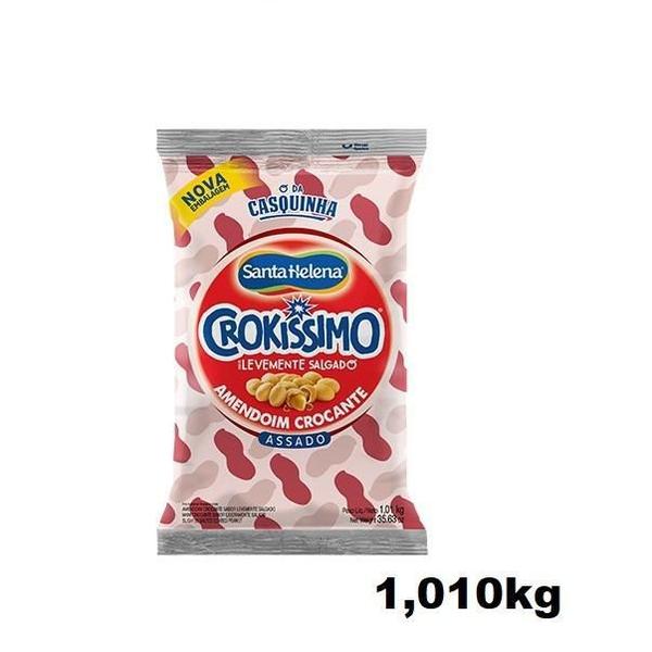 Kit 4 Pacotes Amendoim Crocante Salgado Crokissimo 1,01Kg. - Santa Helena Imagem de Kit 4 Pacotes Amendoim Crocante Salgado Crokissimo 1,01Kg.