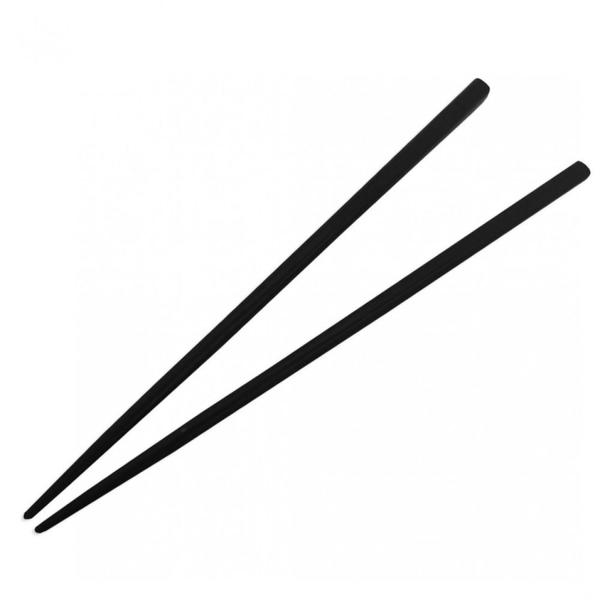 Imagem de Kit 4 Pares de Hashi em Poliestireno com 2 Pares Preto + 2 Pares Vermelho  Nihon Shikko 