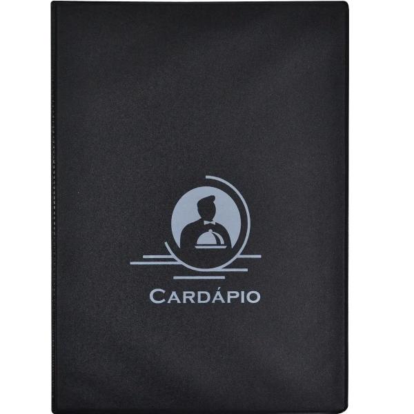 Imagem de Kit 4 Pastas Cardápio Com 4 Bolsas Pvc - Acp