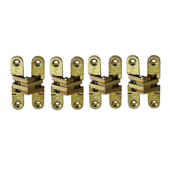 Kit 4 Pçs Dobradiça Invisível Corpo Liga p/ Porta 60MM Rayco Imagem de Kit 4 Pçs Dobradiça Invisível Corpo Liga p/ Porta 60MM Rayco