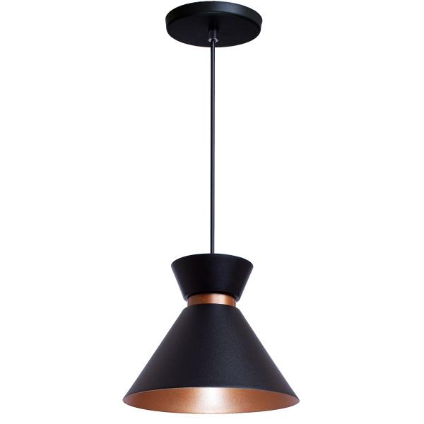 Imagem de Kit 4 Pendente Lustre Luminária Berlin 15cm Preto