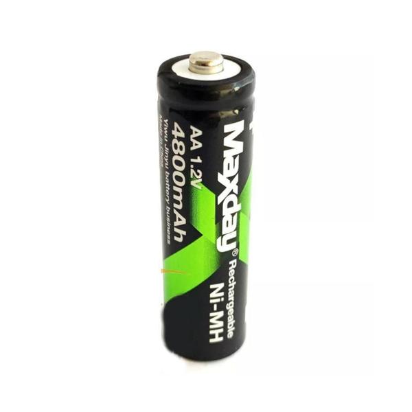 Imagem de Kit 4 Pilhas Recarregáveis Aa 1.2V Maxday 4800Mah