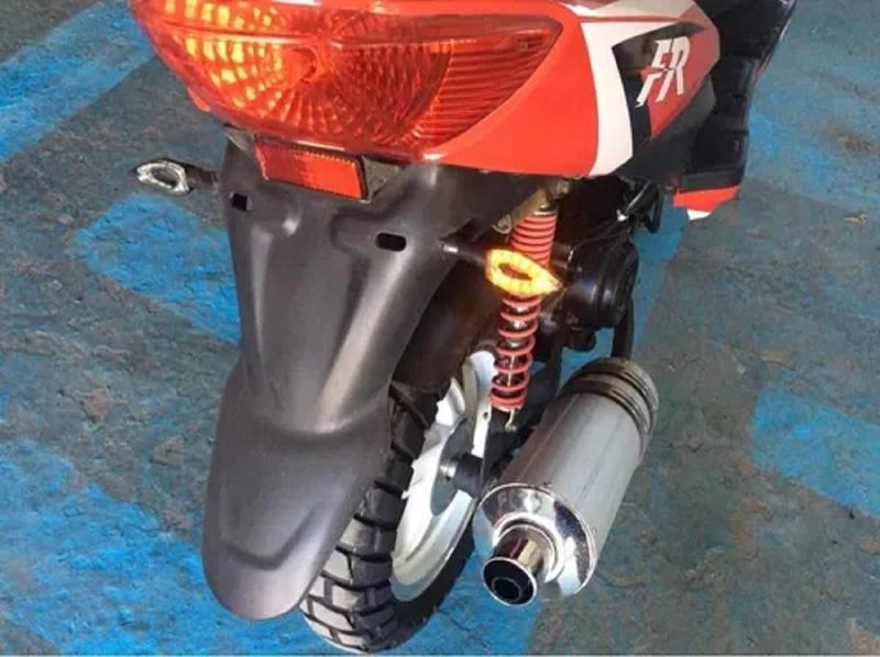 Imagem de Kit 4 Piscas Led Esportivo Moto Seta Universal Vado Preto