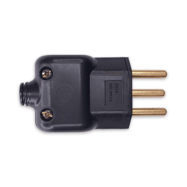 Imagem de Kit 4 Plug Macho 20A Pino macho 2 Pino + Terra 20A 250V Ilumi