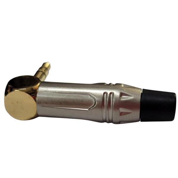 Kit 4 Plug P2 Estéreo 90º Linha Profissional Estilo Amphenol - HJH Imagem de Kit 4 Plug P2 Estéreo 90º Linha Profissional Estilo Amphenol