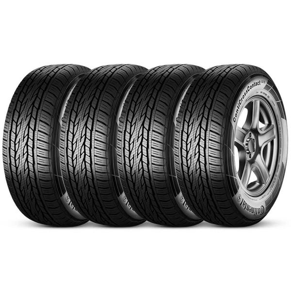 Imagem de Kit 4 Pneu Continental Aro 17 225/65r17 102h Crosscontact Lx2