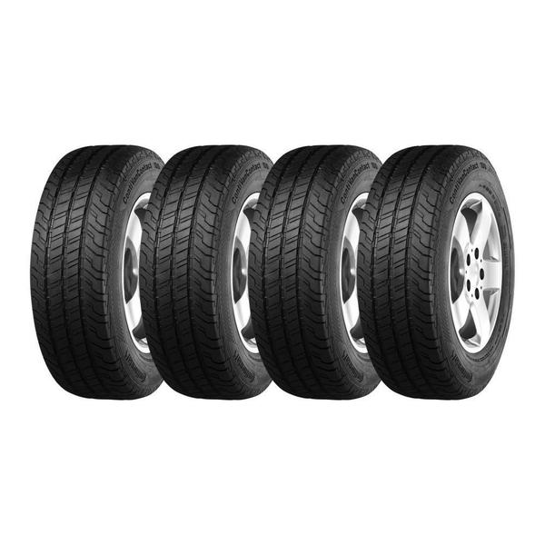 Imagem de Kit 4 Pneus Continental Aro 16C 215/65R16C ContiVanContact 100 6 Lonas 106/104T