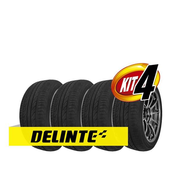 Imagem de Kit 4 Pneus Delinte Aro 17 225/55R17 DH3 Run Flat 97Y